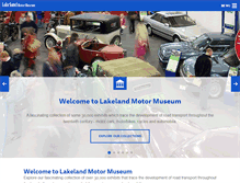 Tablet Screenshot of lakelandmotormuseum.co.uk
